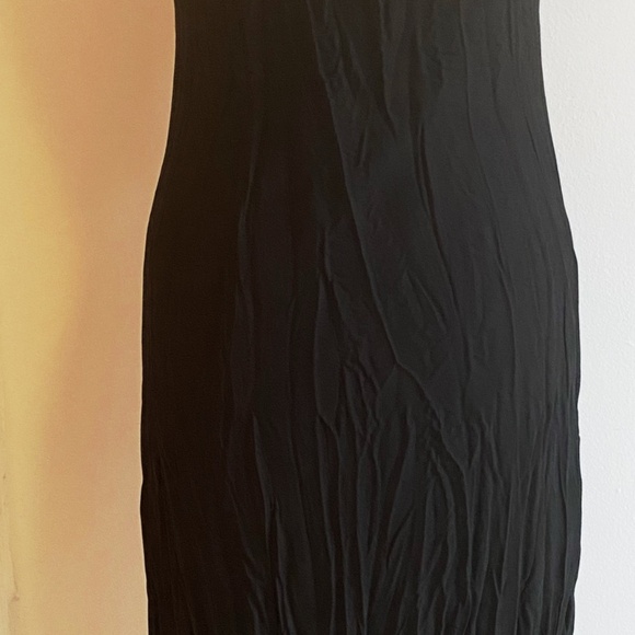 Italian brand "Please" (not Pleats Please)long black dress size S - Picture 2 of 6